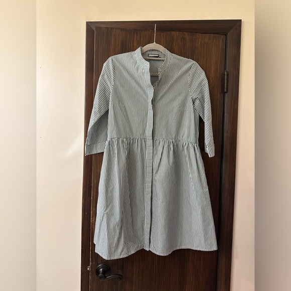 Tuckernuck Dresses & Skirts - Tuckernuck Blue and White Striped Mini Shirt Dress